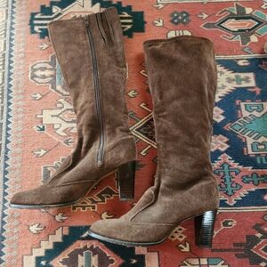 Suede Knee High Boots Size 9.5